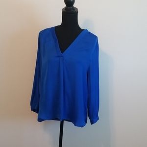 Royal blue blouse